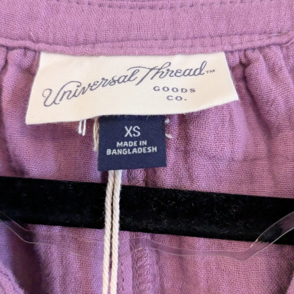 Universal Thread Lavender Casual Gauze Dress - Picture 6 of 7